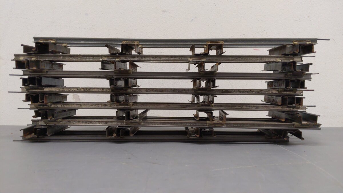 American Flyer 700 Vintage S Straight Track Sections (12) VG/Box