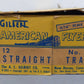 American Flyer 700 Vintage S Straight Track Sections (12) VG/Box