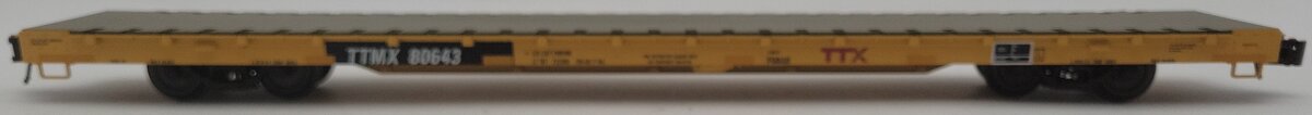 Atlas 2002624-2 O Gauge TTX 68' Flat Car #80643 (3 Rail) EX/Box