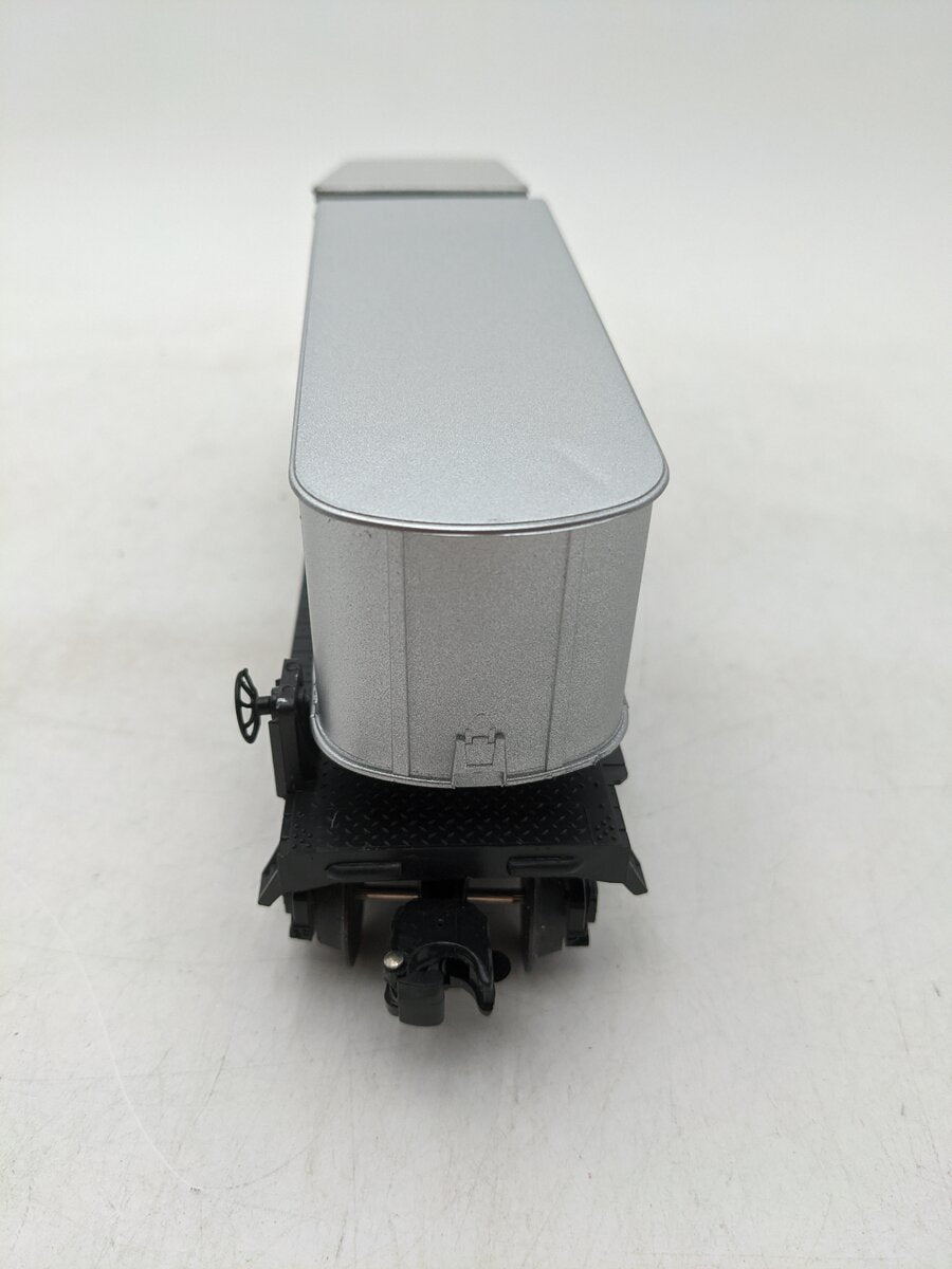 Lionel 6-0781 O Gauge LRRC Flatcar with 2 Vans EX