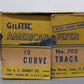 American Flyer 702 Vintage S Curved Track Sections (12)/Box
