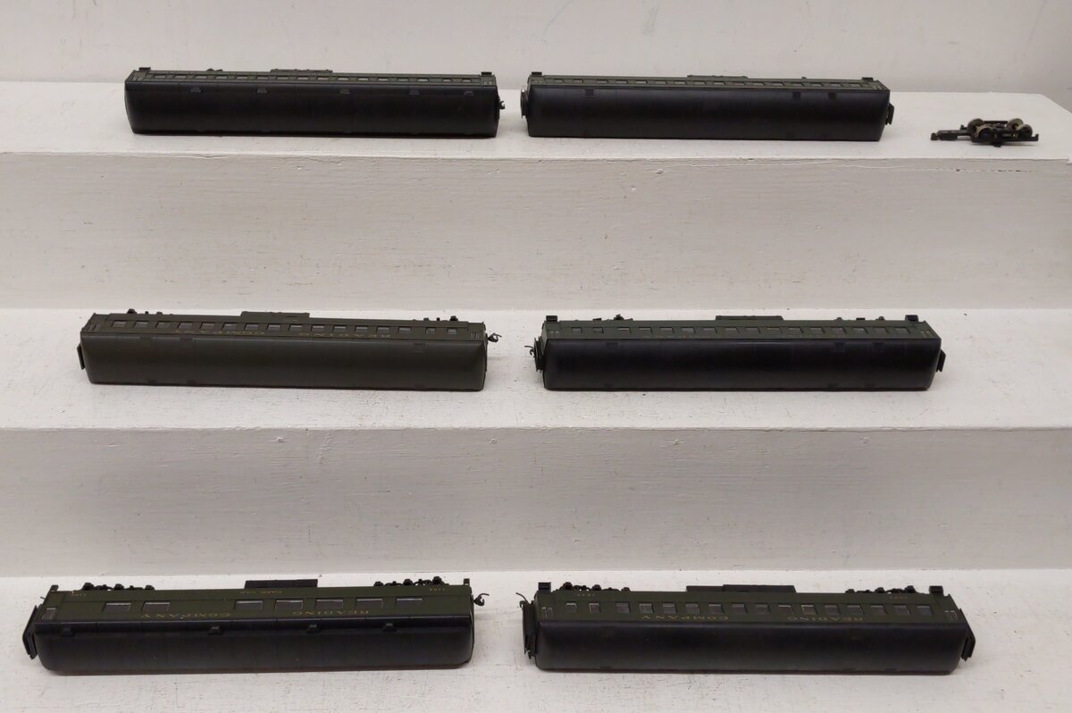 HO Reading Company Assorted Passenger Cars [6] EX