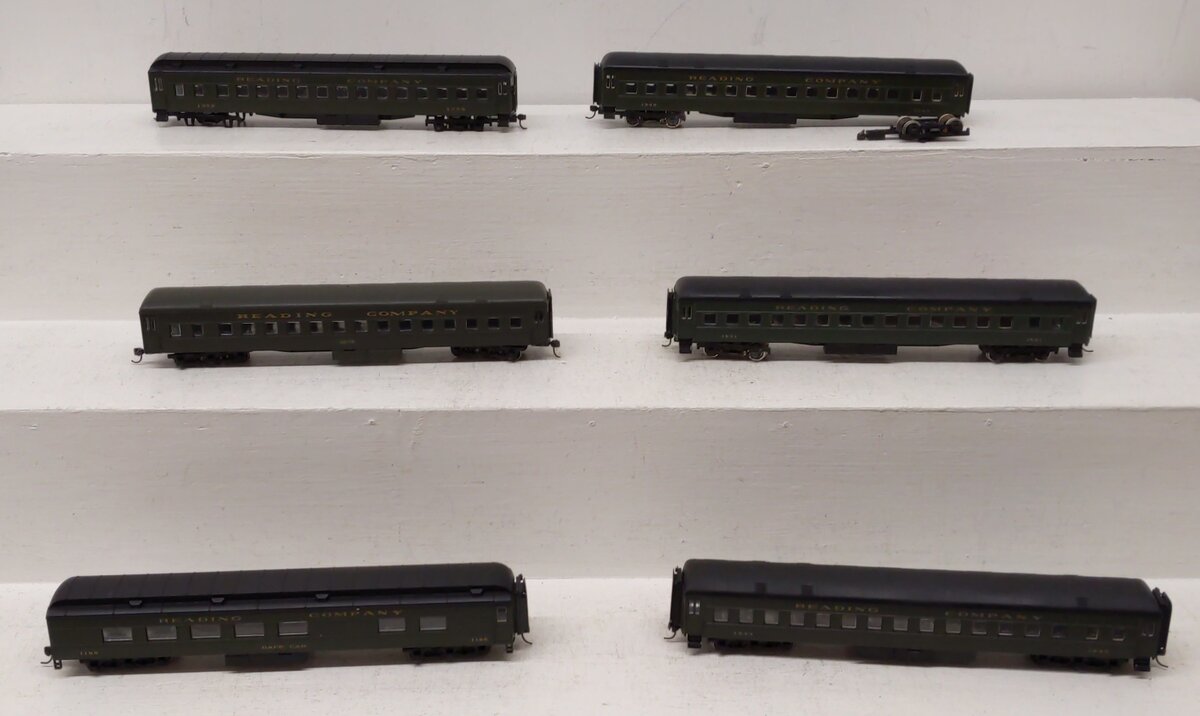 HO Reading Company Assorted Passenger Cars [6] EX