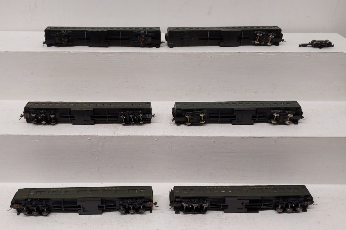 HO Reading Company Assorted Passenger Cars [6] EX