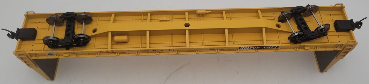Atlas 2002672-1 O Scale TTX Bulkhead Flat Car #804108 (2 Rail) EX/Box
