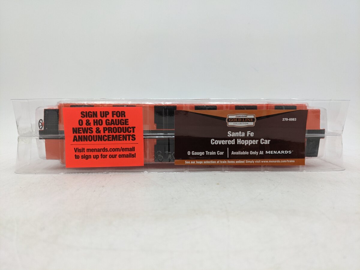 Menards 279-6983 O Santa Fe Covered Hopper #7739 NIB