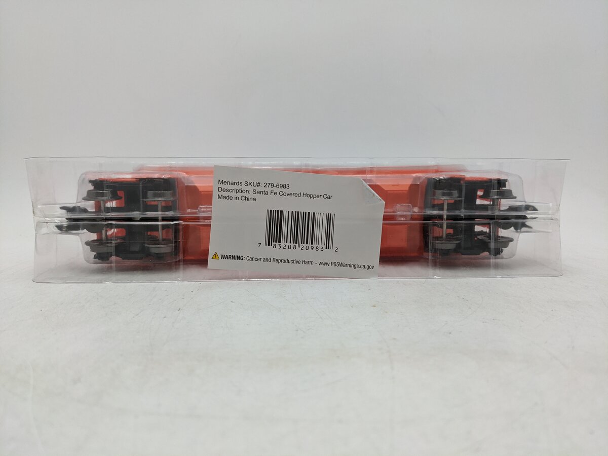 Menards 279-6983 O Santa Fe Covered Hopper #7739 NIB