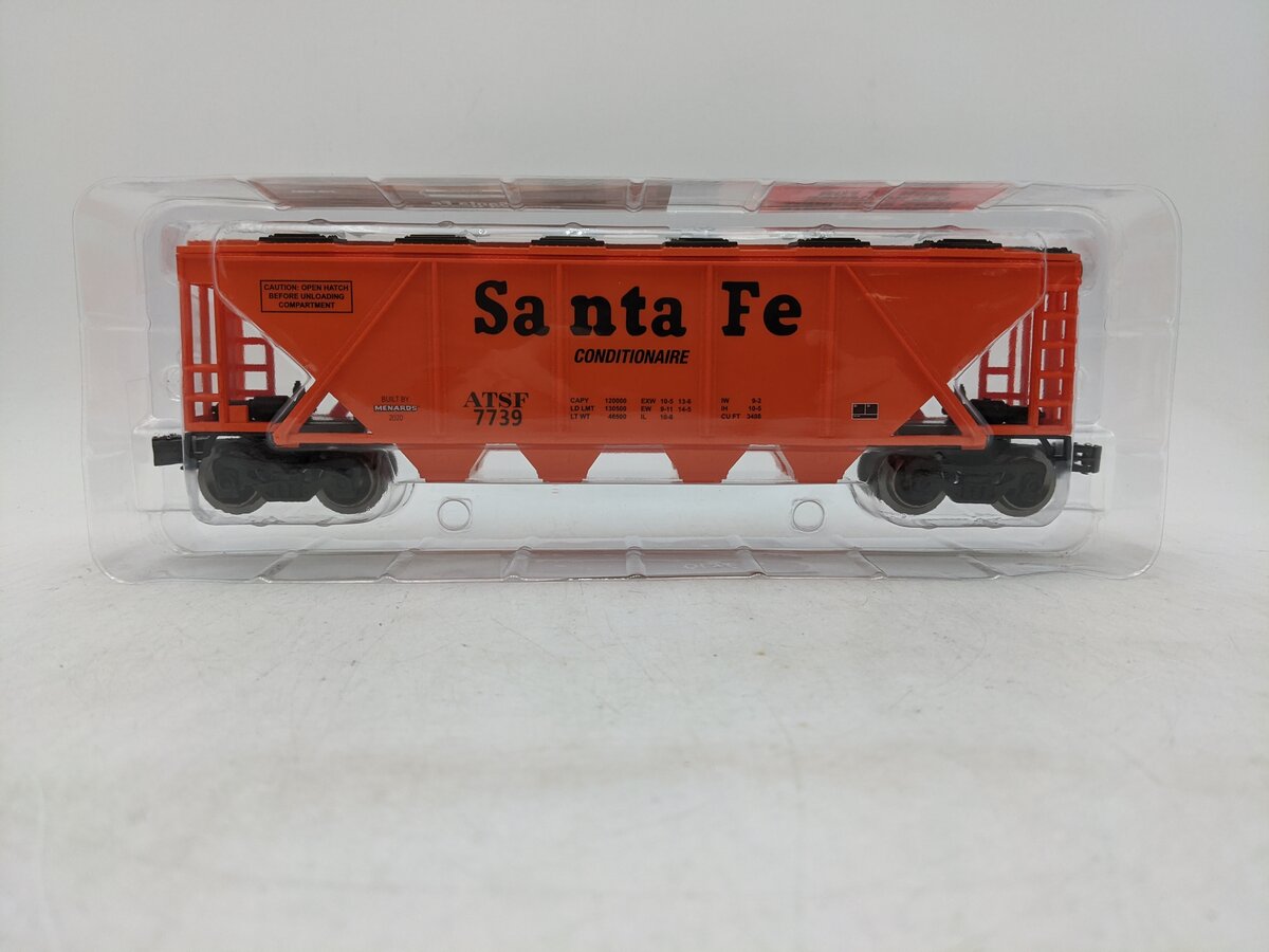 Menards 279-6983 O Santa Fe Covered Hopper #7739 NIB