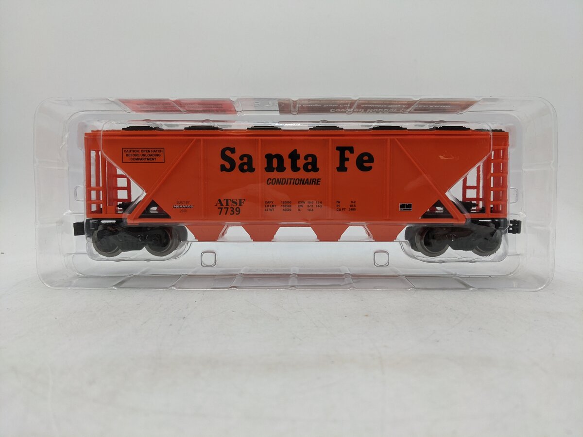Menards 279-6983 O Santa Fe Covered Hopper #7739 NIB