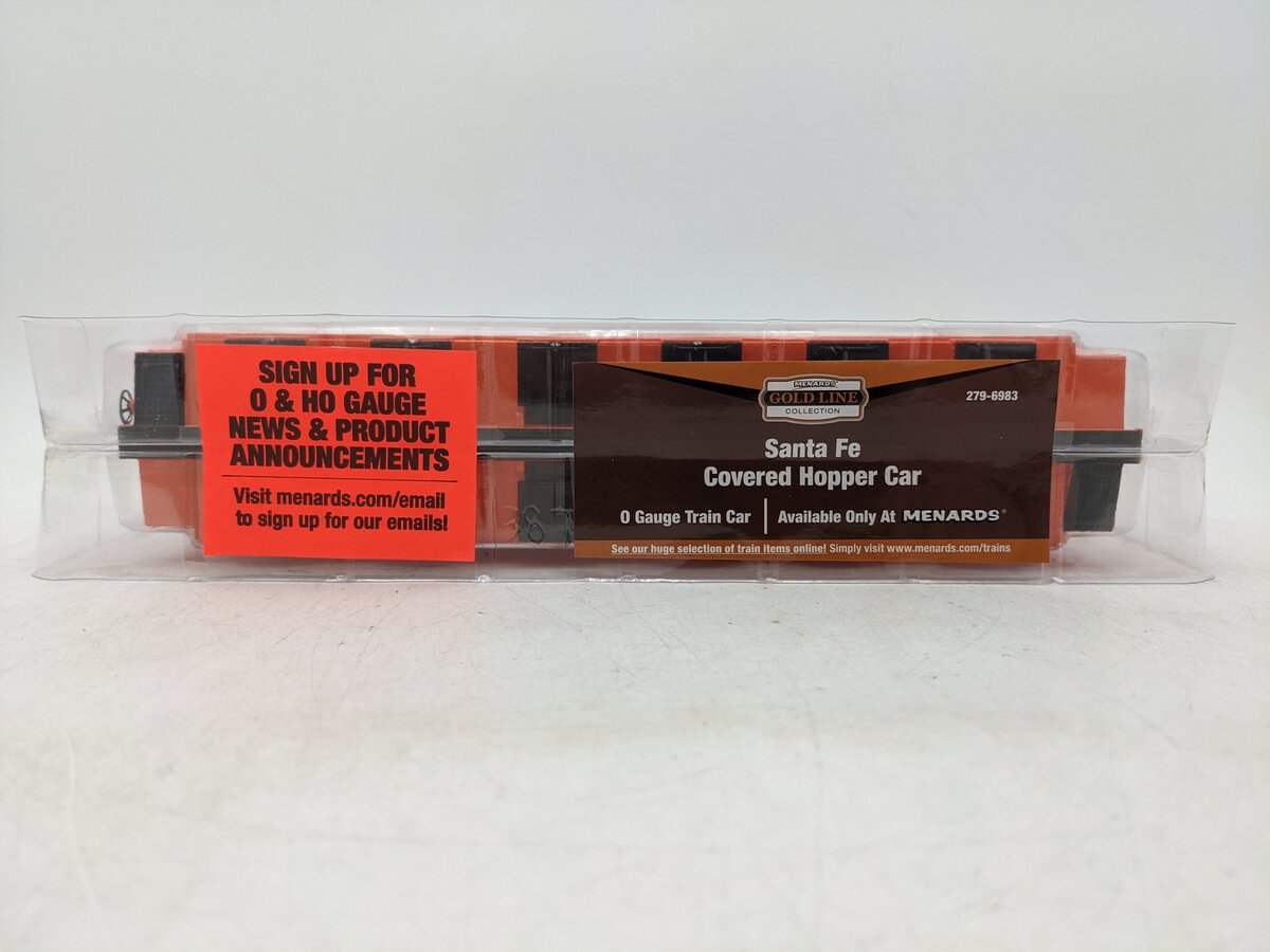 Menards 279-6983 O Santa Fe Covered Hopper #7954 NIB