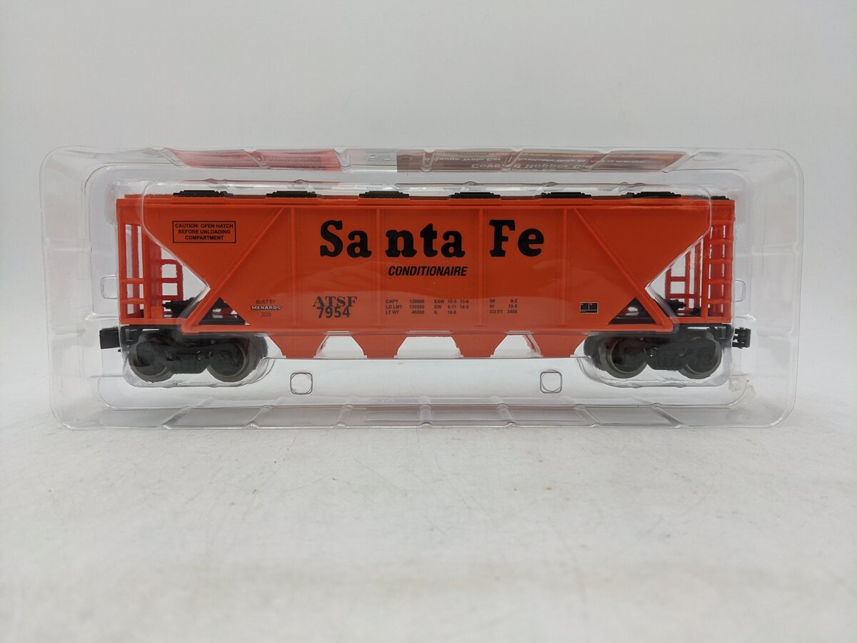 Menards 279-6983 O Santa Fe Covered Hopper #7954 NIB