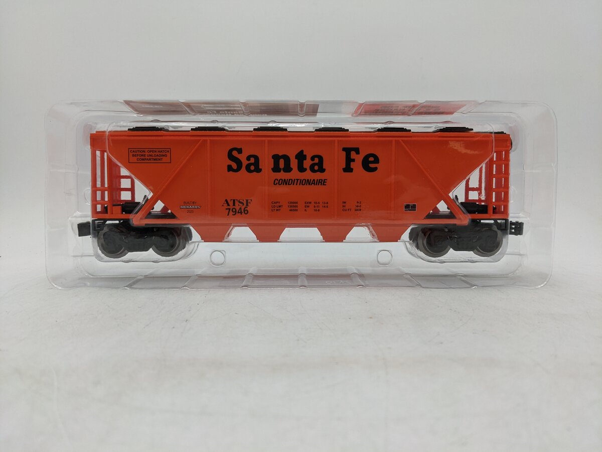 Menards 279-6983 O Santa Fe Covered Hopper #7946 NIB
