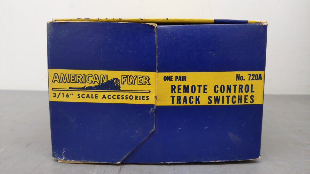American Flyer 720A Vintage S Electric Remote Control Switches (Pair)/Box