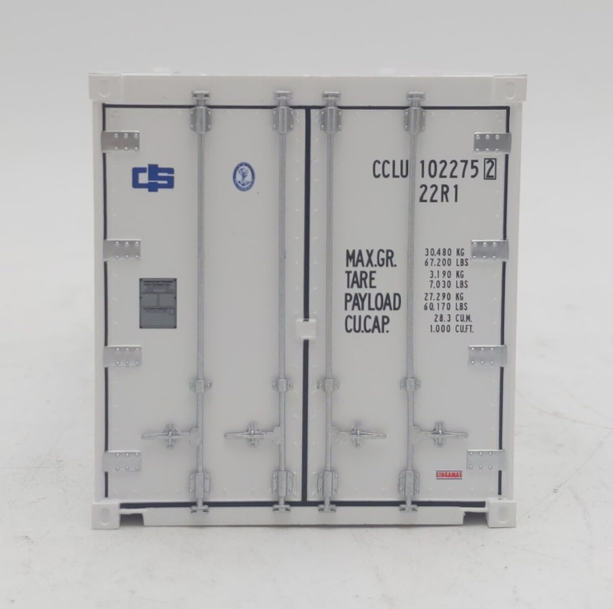 Atlas 3002231-3 O China Shipping 20' Refrigerated Container LN/Box