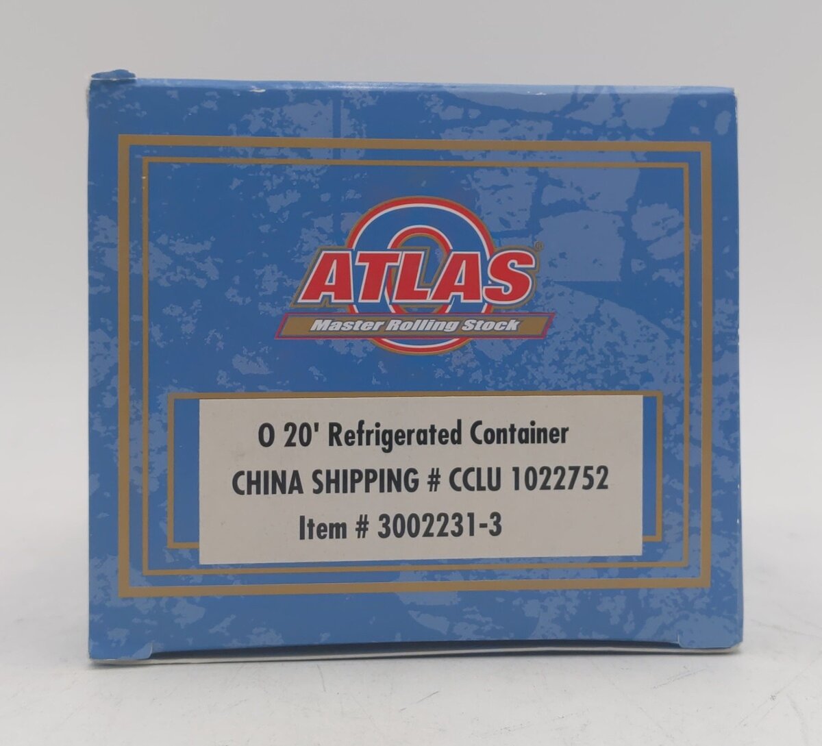 Atlas 3002231-3 O China Shipping 20' Refrigerated Container LN/Box