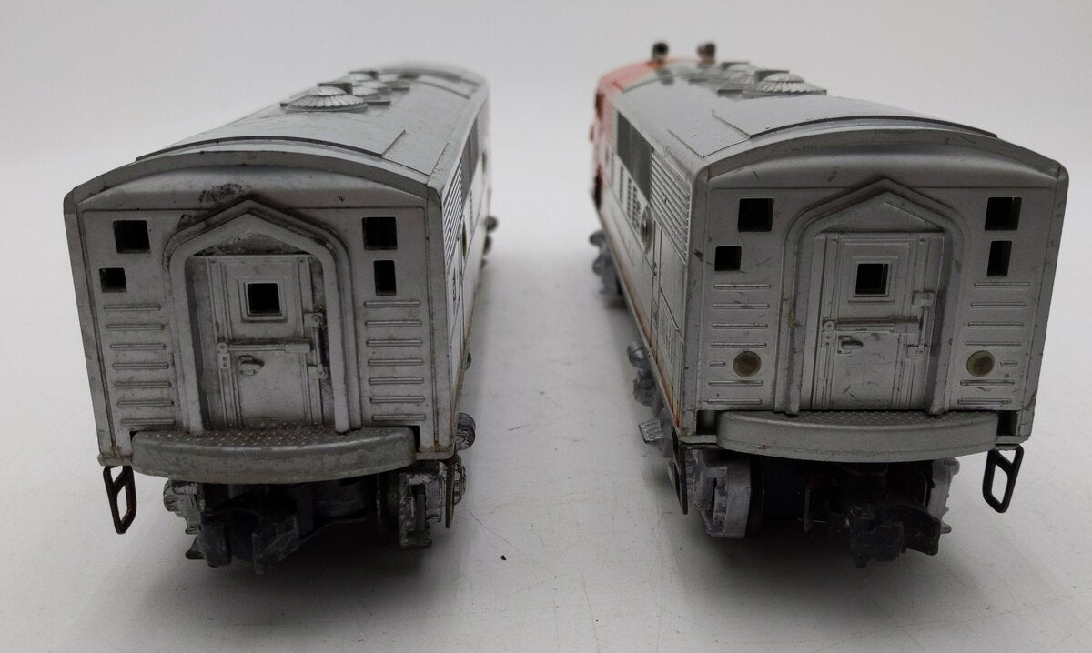 Lionel 2243 Vintage O Santa Fe F-3 AB Diesel Set EX