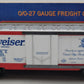 K-Line K-7524 O Gauge Budweiser Beer Reefer EX/Box