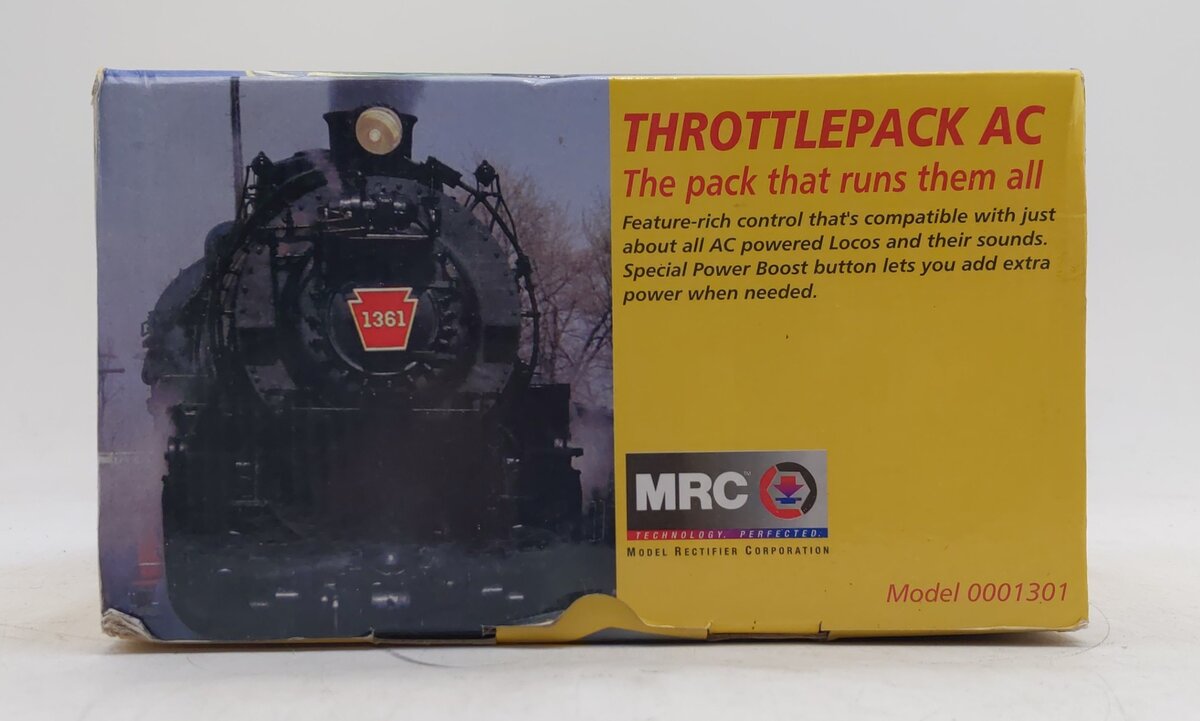 MRC 1301 O Gauge Throttlepack AC VG/Box