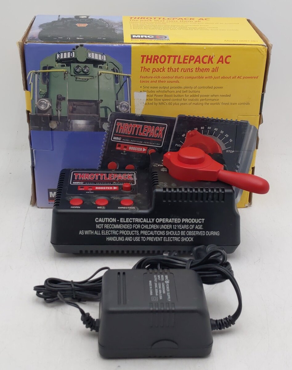 MRC 1301 O Gauge Throttlepack AC VG/Box