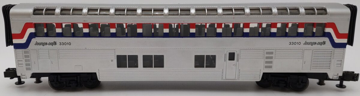 MTH O Amtrak Superliner Lounge Café Passenger Car #33010 EX