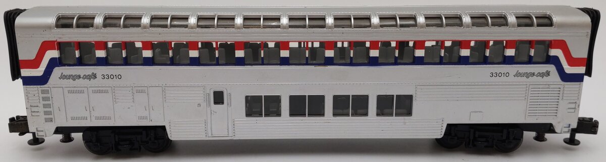 MTH O Amtrak Superliner Lounge Café Passenger Car #33010 EX