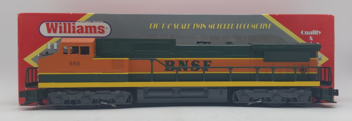 Williams DA9-01 BNSF Dash 9 Powered Diesel Locomotive #988 EX/Box
