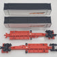 MTH 20-95103 O BNSF Spine Car Set with 2 48' Containers (Set of 2) EX/Box