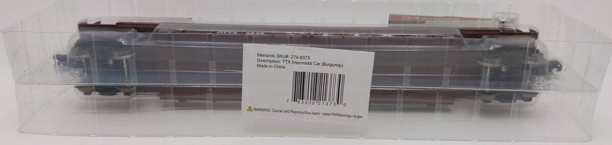 Menards 279-8373 O Gauge TTX Intermodal Car #6636 NIB