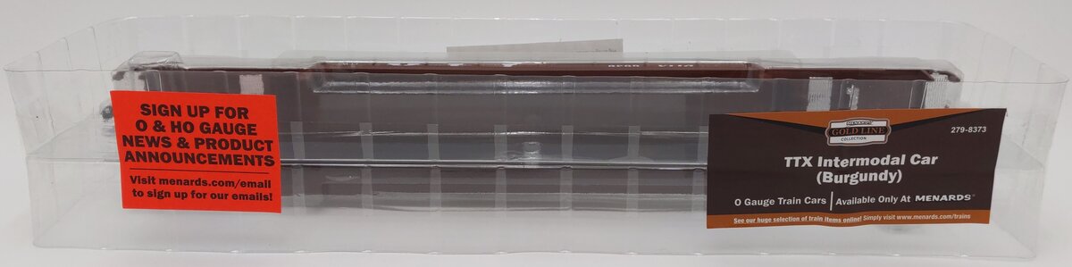 Menards 279-8373 O Gauge TTX Intermodal Car #6636 NIB