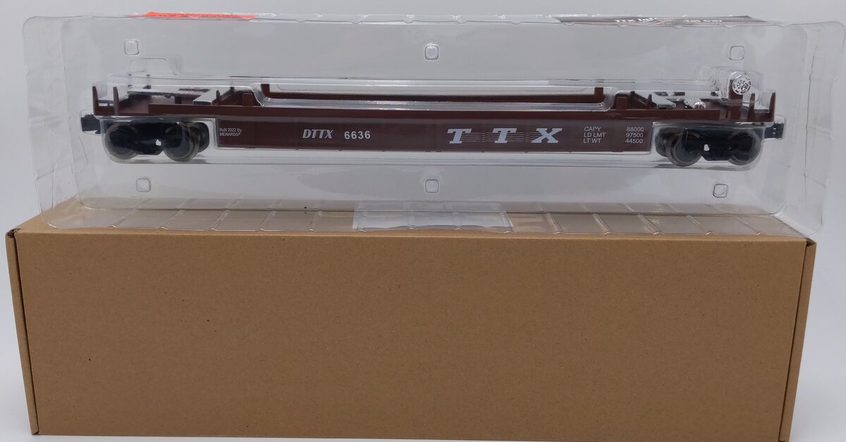 Menards 279-8373 O Gauge TTX Intermodal Car #6636 NIB
