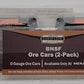 Menards 275-9351 O Gauge BNSF Ore Cars (2 Pack) #4096,4095 NIB