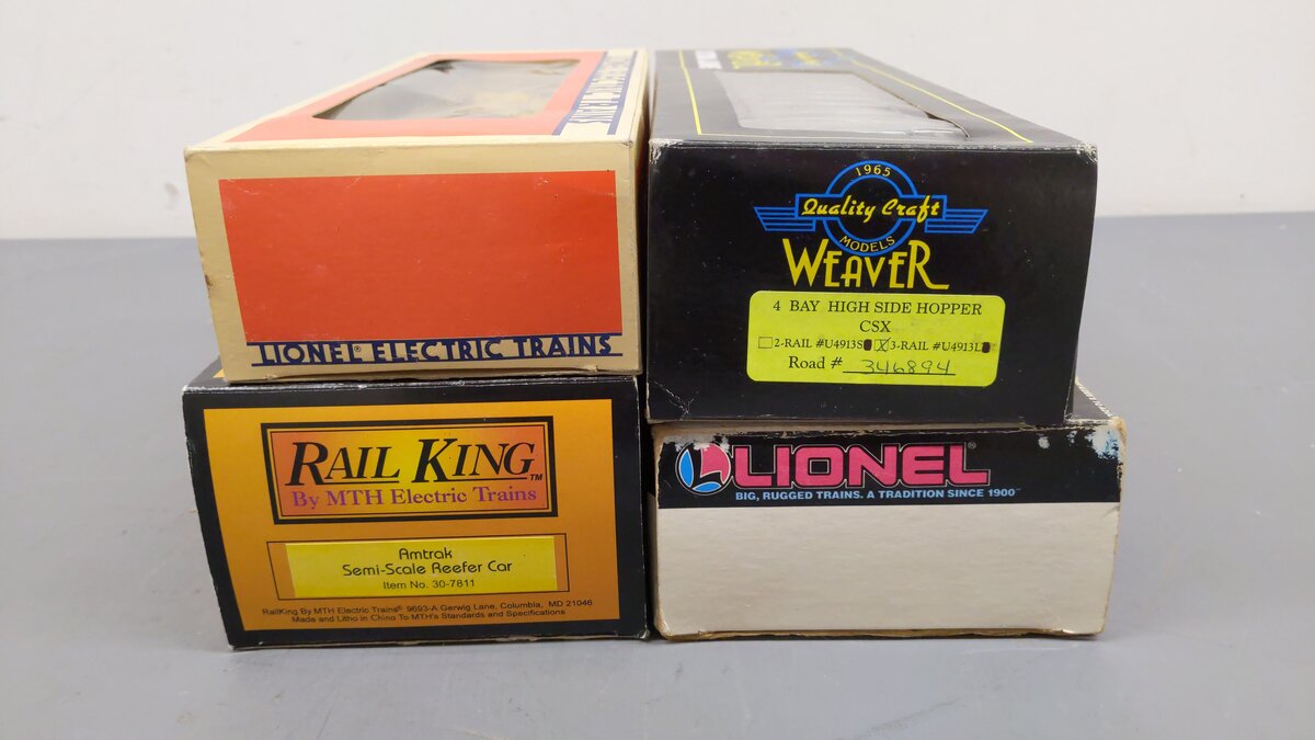 Lionel and Others O 30-7811, 6-16372, 6-16123, U4913LD [4] EX/Box
