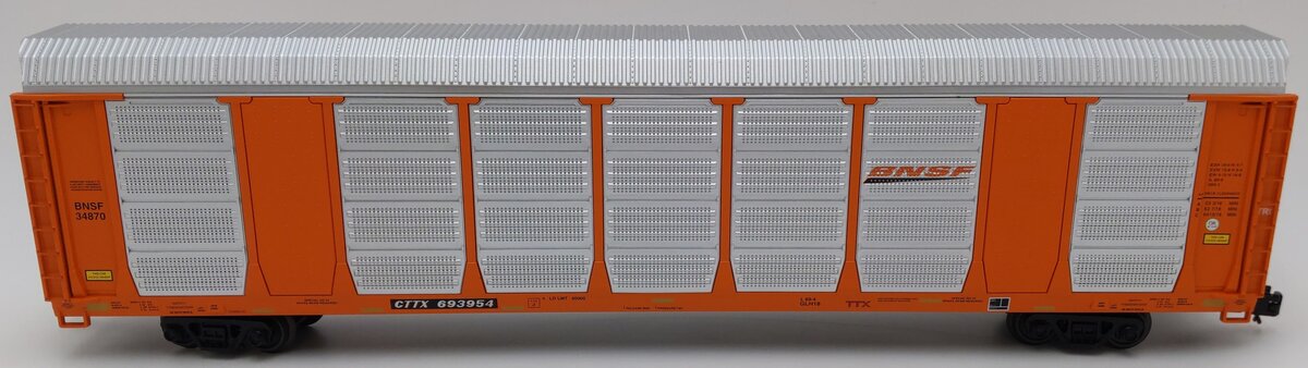 MTH 20-95446 BNSF Corrugated Auto Carrier #34870 EX