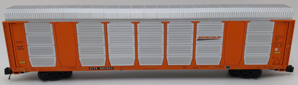 MTH 20-95446 BNSF Corrugated Auto Carrier #34870 EX