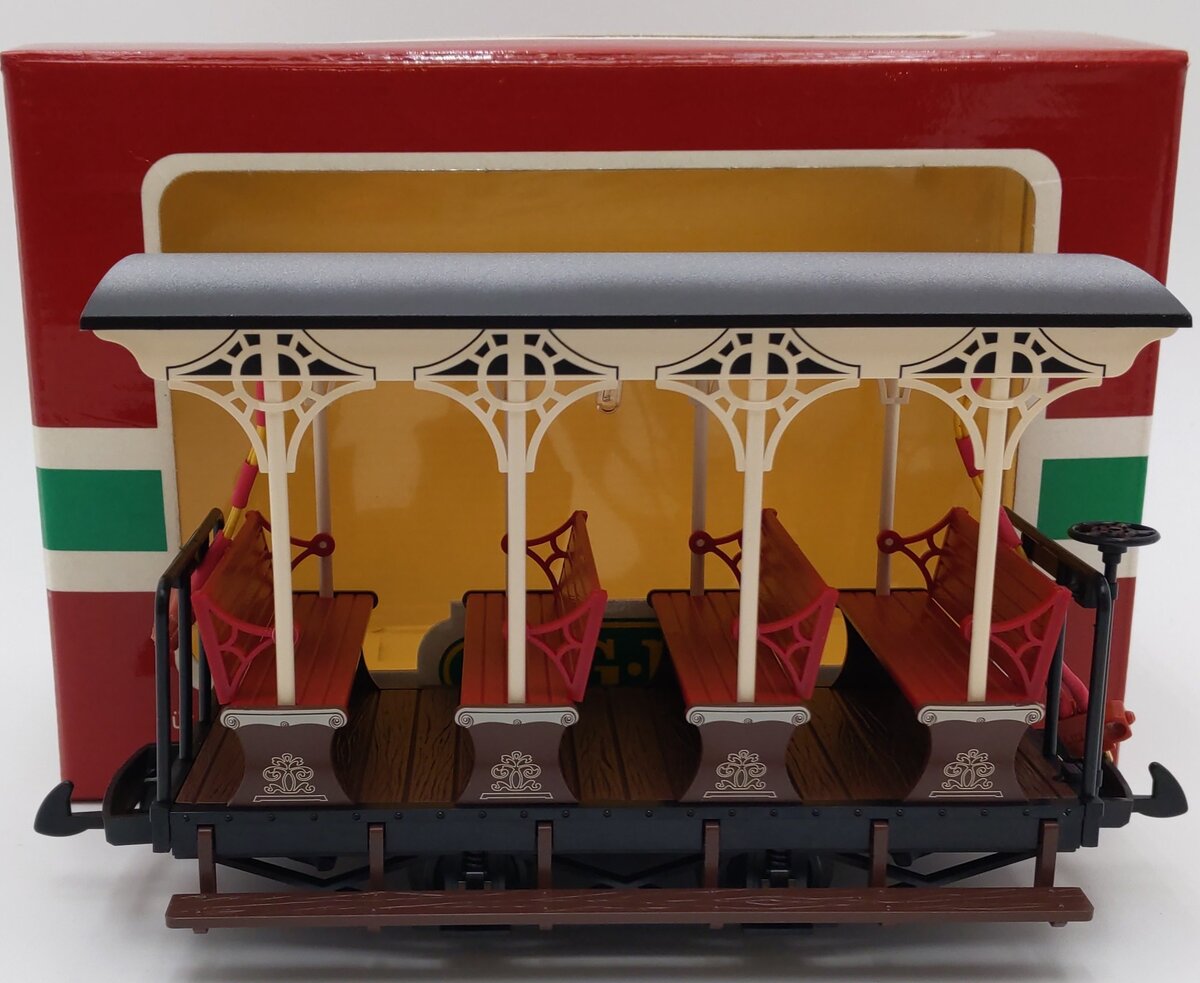 LGB 31430 G Scale Trolley Car w/Custom Light VG/Box