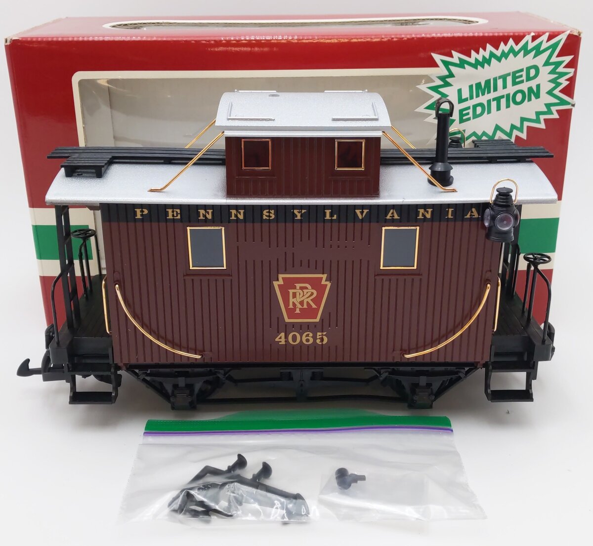 LGB 4065-E03 G Scale Pennsylvania Caboose EX/Box