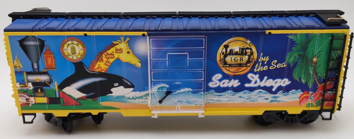 LGB 4091CC G Scale San Diego By The Sea Boxcar VG/Box