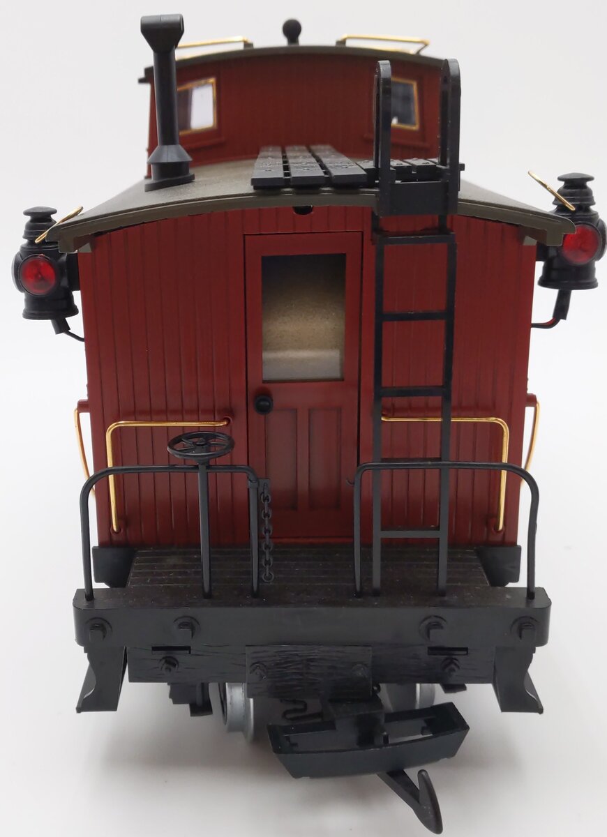 LGB 47655 G Scale Red Caboose w/Custom Camera EX/Box