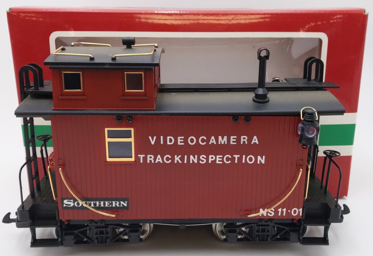 LGB 47655 G Scale Red Caboose w/Custom Camera EX/Box