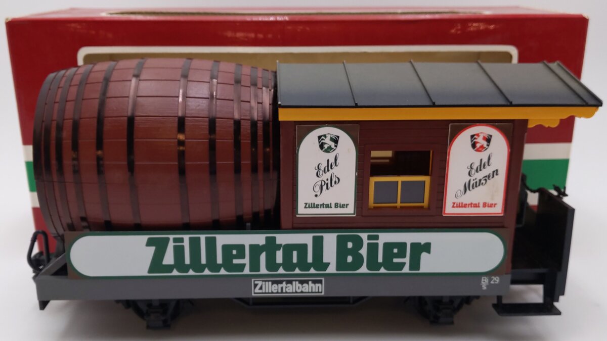 LGB 3042 G Scale Zillertal Bier Barrel Car VG/Box