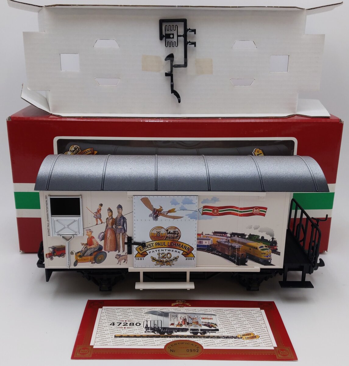 LGB 47280 120th Anniversary Boxcar EX/Box