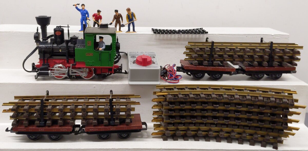 LGB 73968 30th Anniversary G Gauge Steam Train Set VG/Box