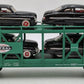 MTH 30-7682 O New York Central Auto Carrier #325 with (4) Ertl 1949 Mercurys VG/Box