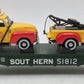 MTH 30-76123 O Gauge Southern Flatcar w/2 Chevy Tow Trucks LN/Box