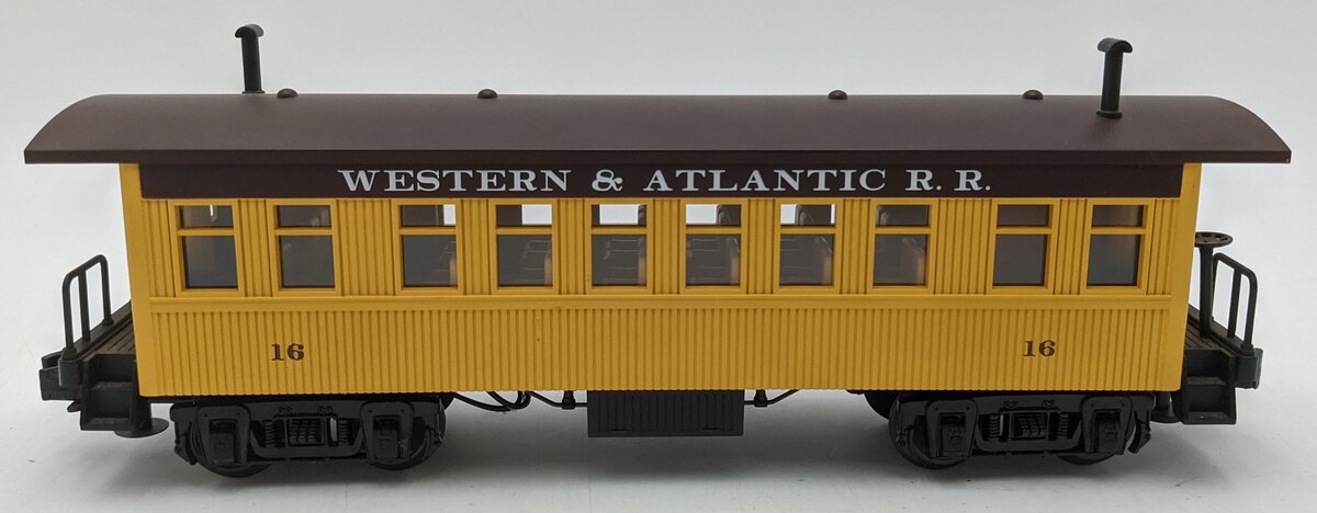 MTH 30-6400-3 O Gauge W.A.R.R. Overton Illuminated Coach LN/Box
