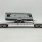 MTH 30-76535 NASA 50' Flatcar w/Camper EX/Box