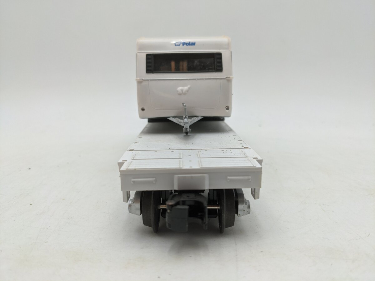 MTH 30-76535 NASA 50' Flatcar w/Camper EX/Box