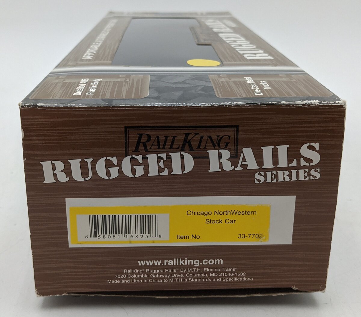MTH 33-7702 O Gauge Chicago & Northwestern Stock Car #15034 LN/Box