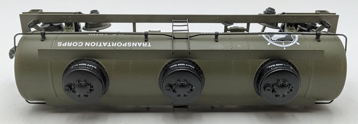 MTH 30-7364 O Gauge Army 3-Dome Tank Car #17035 LN/Box