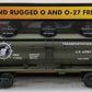 MTH 30-7364 O Gauge Army 3-Dome Tank Car #17035 LN/Box